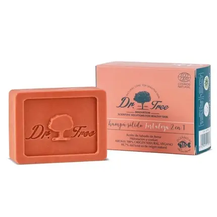 Preț redus Șampon Solid, Dr. Tree, Întărire, Portocaliu, 75g