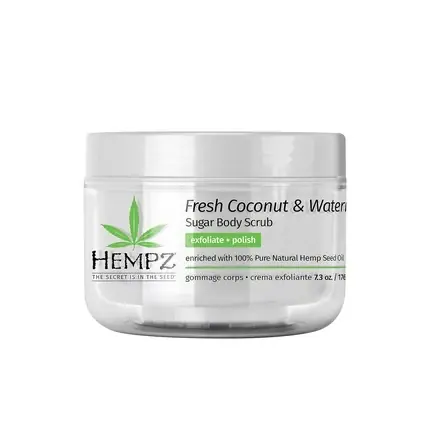 Reducere de preț Exfoliant Facial, Hempz, Coconut și Pepene, alb