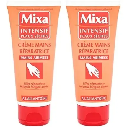 Chilipir Crema mâini, Mixa, reparatoare, piele uscată, 100ml, pachet 2