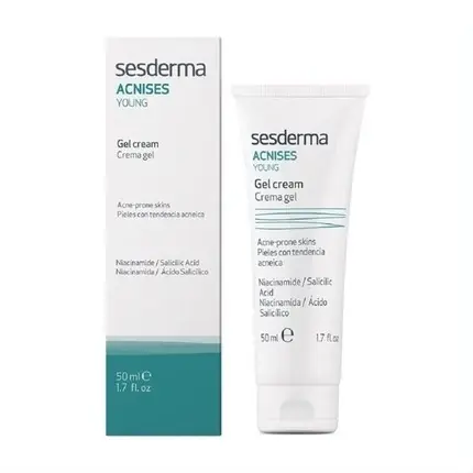Crema Gel, Sesderma Acnises Young, 50ml, alb Ofertă