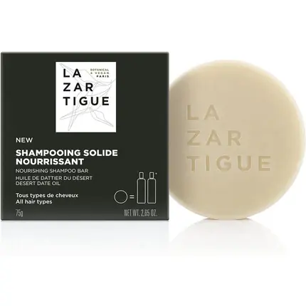 Șampon Solid, Lazartigue, cu ulei de curmal, 75g Discount