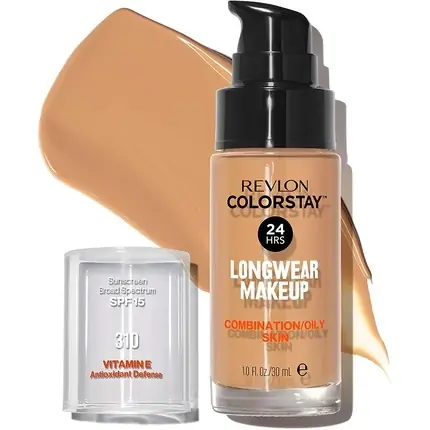 Fond de ten, Revlon, ColorStay, Warm Golden, SPF15, 30ml Retur ușor