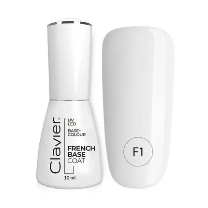 Lac Unghii Clavier French Base Coat Alb 10ml Ofertă