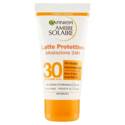 Lapte Protectie Solara, Garnier, SPF30, Portocaliu, 50ml Discount