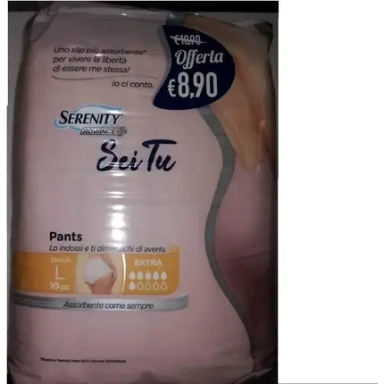 Livrare rapidă Pantaloni absorbanti Serenity Sei Tu, L, roz