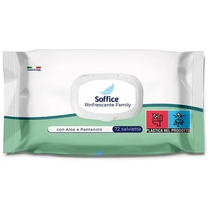 Reducere extra Șervețele umede Soffice, Rinfrescante, 72 buc, capac