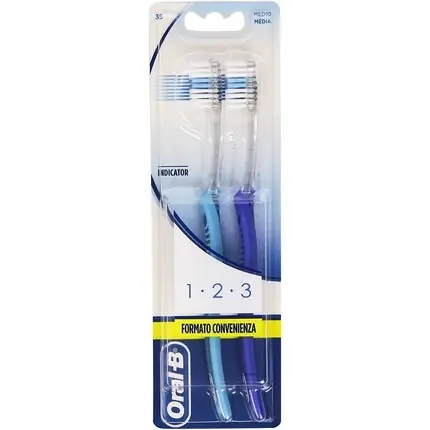 Periuță de dinți manuală, Oral-B, Indicator, albastru Livrare rapidă