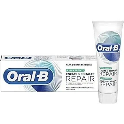 Pastă de dinți, Oral-B, Gums & Enamel Repair, extra proaspăt Ieftin