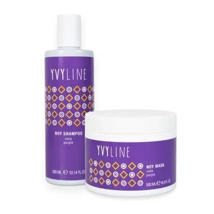 Set Șampon și Mască Yvyline, anti-gălben, mov Preț mic