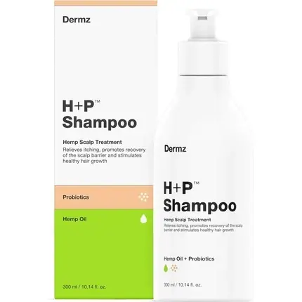 Bestseller Șampon Dermz H+P, alb, ulei de cânepă