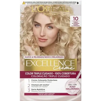 Bestseller Vopsea de Păr L‘Oréal Paris Excellence Creme, Blond Cenușiu