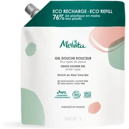 Reducere extra Gel de duș, Melvita, Aloe Vera Bio, 1000ml