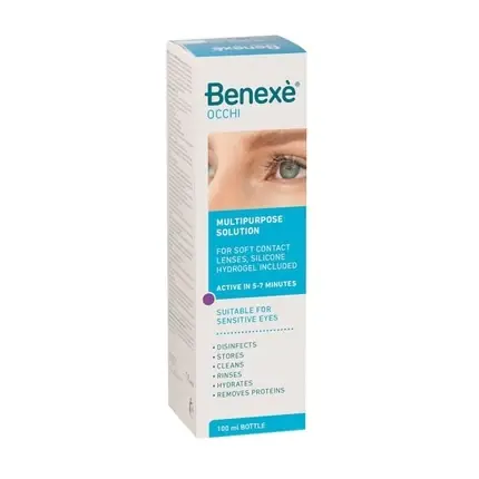 Plată securizată Soluție Lentile, Benexe, 100ml, Alb