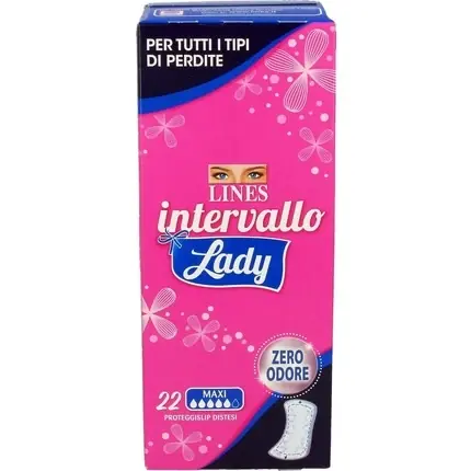 Ofertă Protege Slip, Lines, Intervallo Lady Plus Maxi, roz