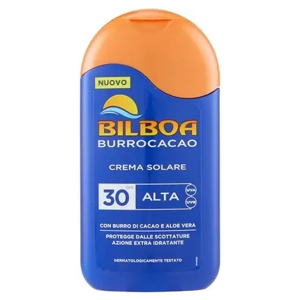 Ofertă exclusivă Cremă solară Bilboa Burrocacao SPF30, 200ml, portocalie