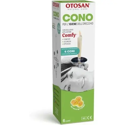 Kit igienă ureche, Otosan, Conuri cu Propolis, alb, 6 bucăți Cel mai bun preț