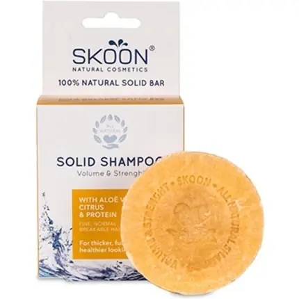 Șampon Solid, Skoon, 90g, portocaliu, aloe Ieftin