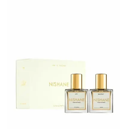 Disponibil imediat Set parfum, Nishane, Hacivat și Ani, 15ml, galben