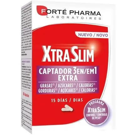 Supliment alimentar Forté Pharma XtraSlim 60 capsule, alb Plată securizată