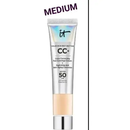 Fond de ten It Cosmetics CC+ Cream SPF50, medium Preferatul clienților