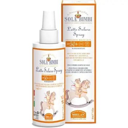 Vezi acum Cremă solară, Helan, Sole Bimbi, alb, 100ml