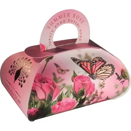 Disponibil imediat Săpun solid, The English Soap Company, Summer Rose, roz