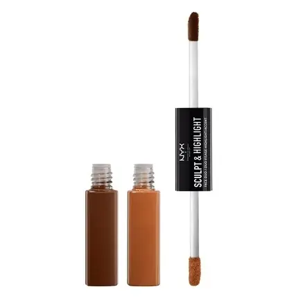 Expediere rapidă Iluminator si Contur NYX Duo Espresso Honey Maro