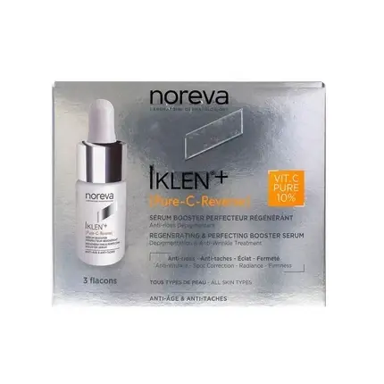 Reducere specială Ser Noreva Iklen+, 3 flacoane, 8ml, argintiu