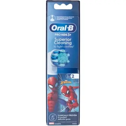 Capete schimb periuță, Oral-B, Spider-Man, albastru, 2 bucăți Livrare rapidă