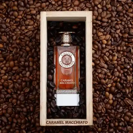 Parfum Fragrance World Caramel Macchiato 100ml Cutie Lemn Doar azi
