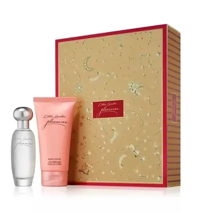 Disponibil imediat Set cadou parfum, Estée Lauder Pleasures, sticlă roz