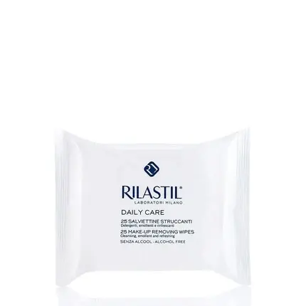 Lichidare de stoc Șervețele demachiante, Rilastil, Daily Care, albe