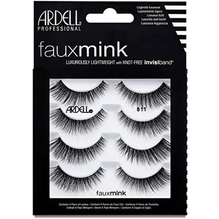 Cumpără online Gene False Ardell Faux Mink 811, Negru, Set 4