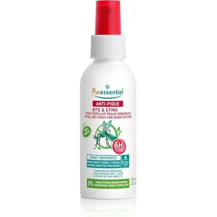 Spray Repelent, Puressentiel, Anti-Pique, 100ml Ofertă limitată