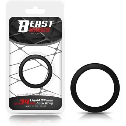 Inel silicon, Beast Rings, Liquid, negru Retur ușor