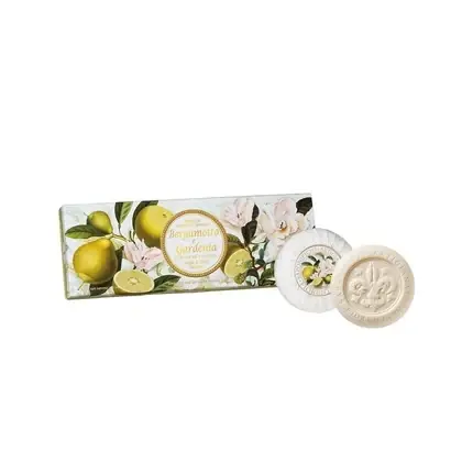 Nu rata Săpun Solid Saponificio Artigianale Bergamot și Gardenie, Alb, 100g