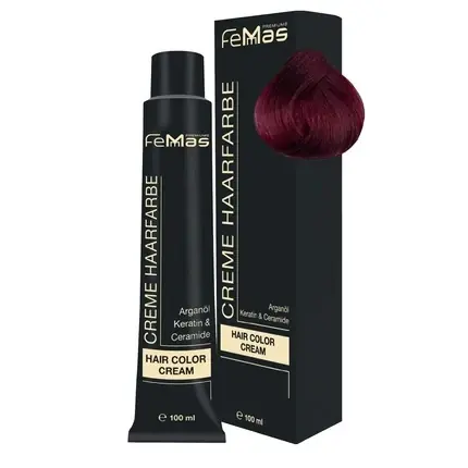 Plată sigură Vopsea păr, FemMas, 7.26 Blond Mediu Violet Roșcat