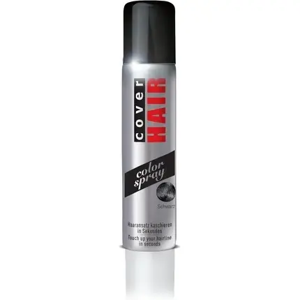 Spray colorant păr, Cover Hair, 100ml, negru Premium