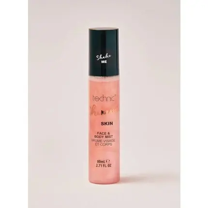 Spray Față și Corp, Technic Shimmer, 80ml, roz Chilipir