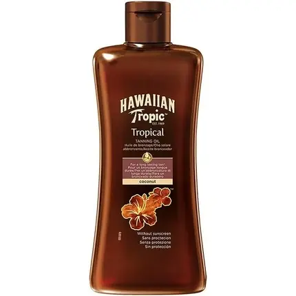 Ulei bronzant, Hawaiian Tropic, Tropical, cocos 200ml Noutate