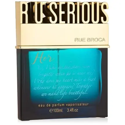 Preferatul clienților Parfum, Rue Broca, R U Serious, albastru 100 ml