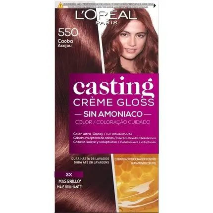Vopsea de păr, L‘Oréal, Casting Crème Gloss, mahon Reducere de preț