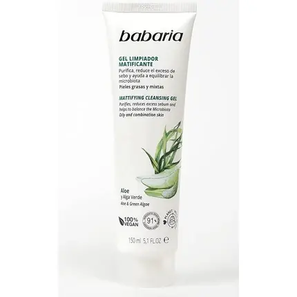 Reducere extra Gel Curățare, Babaria, Mattifiant, 150ml