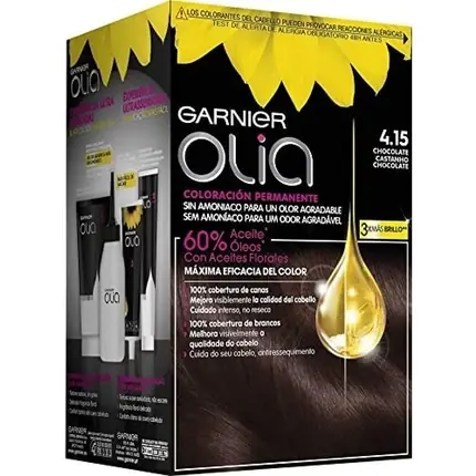 Vopsea de păr Garnier Olia 4.15 Ciocolată, 80g Comandă acum
