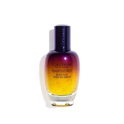 Cumpărături sigure Ser Anti-Aging L‘Occitane Immortelle Reset, 50ml, galben-mov