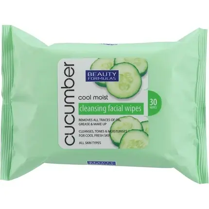 Șervețele demachiante Beauty Formulas castravete verde Doar azi
