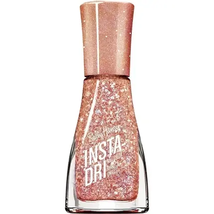 Retur ușor Lac de unghii, Sally Hansen, Insta-Dri, roz sclipitor