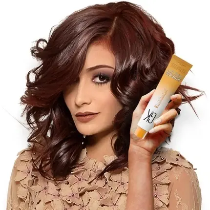 Cremă colorantă păr, Gk Hair, 100ml, maro foarte deschis Expediere rapidă