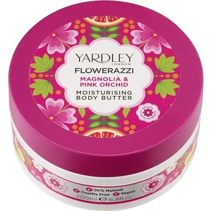 Comandă acum Unt de corp, Yardley London, Flowerazzi, magnolie, orhidee roz
