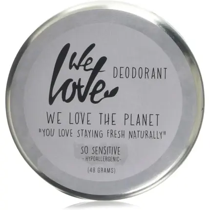 Deodorant cremă, We Love The Planet, So Sensitive, argintiu Reducere specială